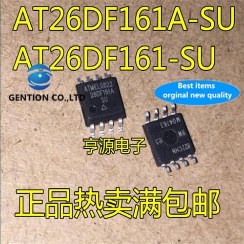 10Pcs AT26DF161-SU AT26DF161A-SU 26DF161-SU SOP8 Memory chip in stock 100% new and original