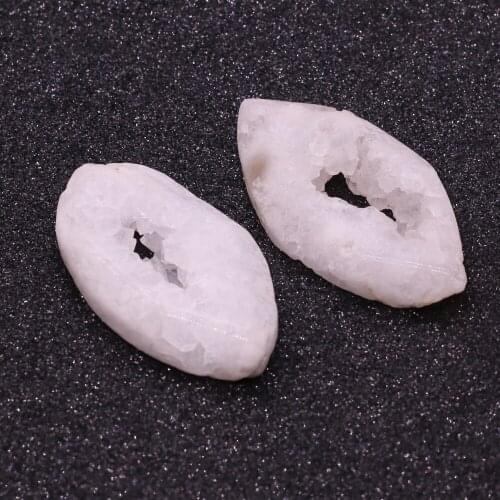 Natural Semi Precious Stones Agates Cluster Decoration Of Healing Aura Material For DIY Jewelry Making Necklaces Bracelets