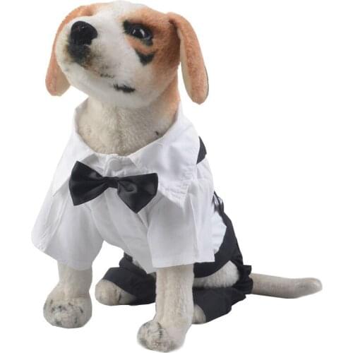 Pet Clothes Pets Dog Suit Wedding Dress Clothes For Puppy Teddy Poodle Dog Accessories Dogs Coat Pet Supplies Roupa Cachorro