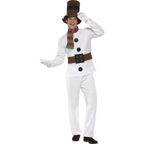 Couples Role Play Stage Performance Christmas Snowman Adult Suit