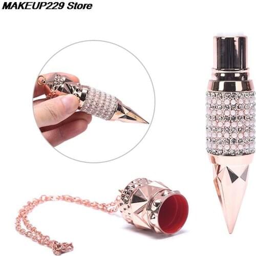 Plastic Lip Gloss Tube,Golden Queens Sceptre DIY Clear Empty Liquid Lipstick Container Radish Lipgloss Bottle