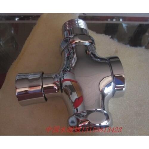 Full copper four strokes pedal flush valve pedal flusher hand press the urinal valve flush valve