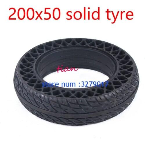 2019 Hot Sale Good Reputation 200x50 Solid Tyre 8 Inch Tire for Hoverboard Electric Self Balancing Hoverboard Scooter