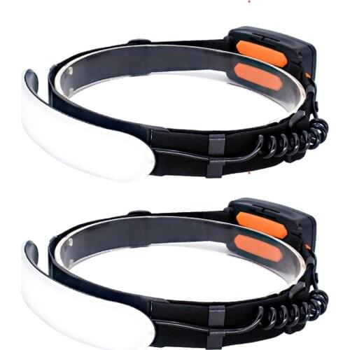 Super Bright Head Torch USB Rechargeable Headlamp LED Head Torch Headlight with 3 Modes for Reading, Hiking, Walking, Cycling