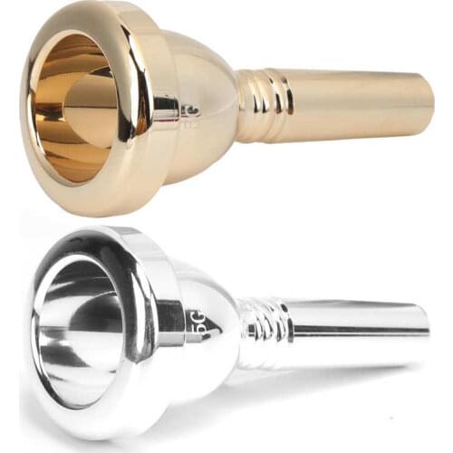 Trombone Mouthpiece Trombone Mouthpiece Tenor Large Shank Mouth Piece Metal 12.7mm 5G Accessory Replacement TR‑03