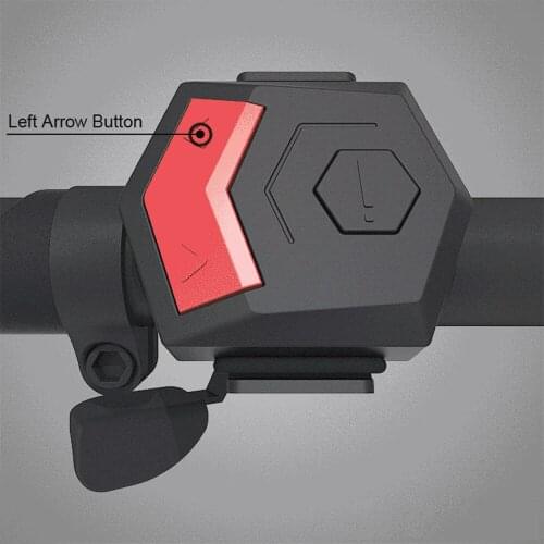 Bike Turn Signals Front and Rear Safety Warning Light with Remote Control USB Charging Waterproof Bike Tail Light