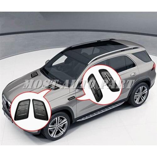 Exterior Front Hood Air Vent Outlet Trim Cover + Front Fender Side Air Vent Outlet Cover Trim For Mercedes Benz GLS X167 2020