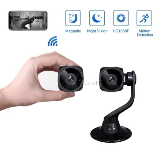 Wifi Mini Camera 1080P IR Night Vision Motion Alarm DVR Micro Cam Video Remote Home Monitor Camara Espia Support Hidden TF Card