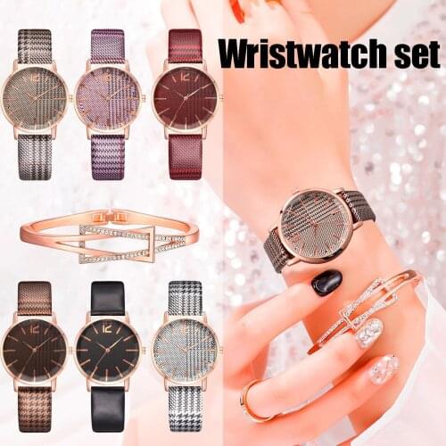 Ladies Watch Simple Retro Small Watch Fashion Couple Watch Multicolor Valentines Day Gift Bracelet Watch Set Reloj mujer часы6