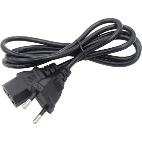 1.2m EU/US Plug AC Power Supply Adapter Cord Cable Lead 3-Prong for Laptop Charger Power Cords 1000W