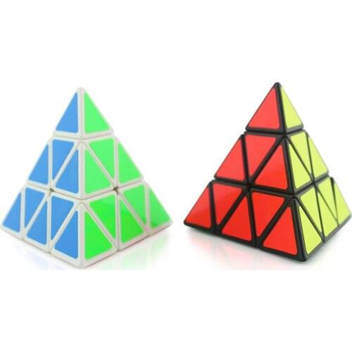 1Pcs Triangle Magic Game Cube Puzzle Plastic Kids Learning Educational Toys Children Intelligency Developing Game