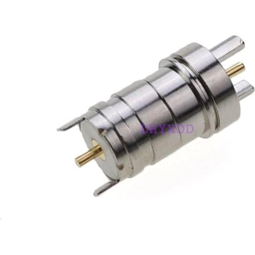 100Pair Spring-Loaded Magnetic Pogo Pin Connector 2Pin Pitch 2.8MM Through Hole Male Female 2A 36V DC Power Charge Probe