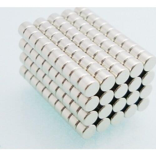 100pcs Round rare earth magnets Neodymium magnetic button dia3x2mm DIY craft magnetic materials fridge small magnetic materials