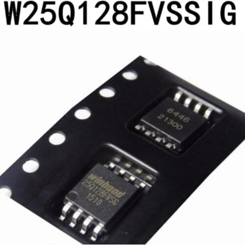 5PCS W25Q128 W25Q128FVSSIG W25Q128FVSG SOP8
