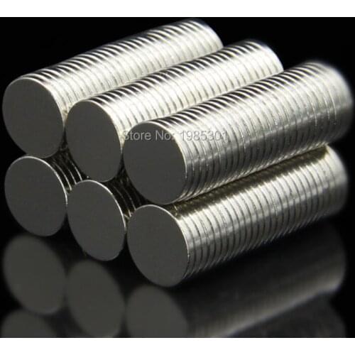500pcs Strong Round Dia 8mm x 1mm N35 Rare Earth Neodymium Magnet Art Craft Fridge 8x1mm