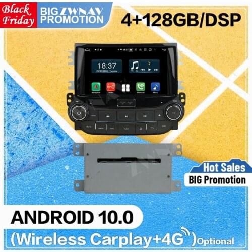 128GB Carplay Android 10.0 screen Car DVD Player for Chevrolet Malibu 2015 car GPS Navi car Auto Radio Audio Stereo Head unit
