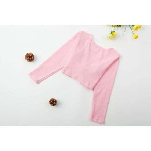 Girls Ballet Sweater Long Sleeve Ballet Top for Girls Dance Warm Jacket Ballerina Wrap Coat