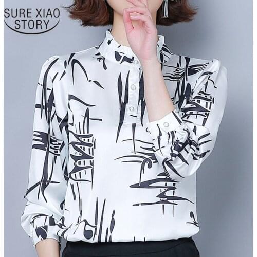 Blusas femininas elegante women shirts autumn long sleeve blouse women 2019 blusa feminina womens tops and blouses 6111 50