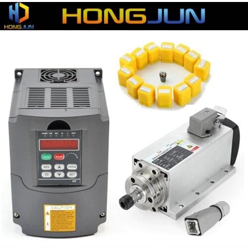 HONGJUN CNC Milling Spindle motor Air Cooled Spindle 3KW and 3.0kw VFD/inverter