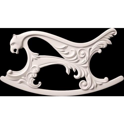 Rocking Chair 3D Model STL relief for cnc STL format Furniture Rocking Chair 3D STL format furniture decoration