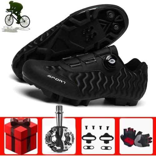 Outdoor Sapatilha Ciclismo MTB Cycling Shoes Men Sneakers Women Professional Road Bicycle Shoes Self-Locking Mountain Bike Shoes