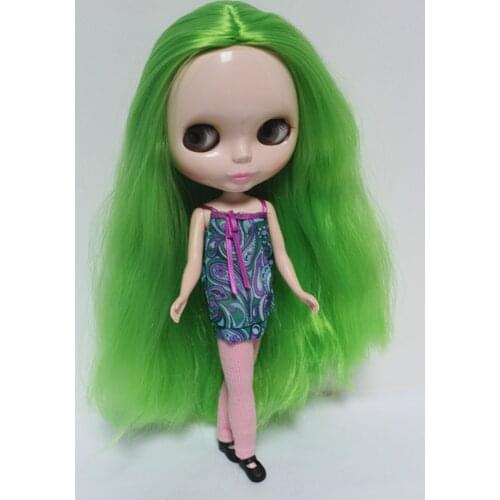 Free Shipping big discount RBL-78DIY Nude Blyth doll birthday gift for girl 4 colour big eyes dolls with beautiful Hair cute toy