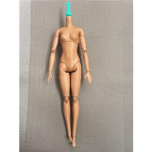 Female Doll Brown Body Toy Original 22 Joints Movable Doll Toy Gift Doll Accessories Kids Christmas Gifts Princess Doll Body