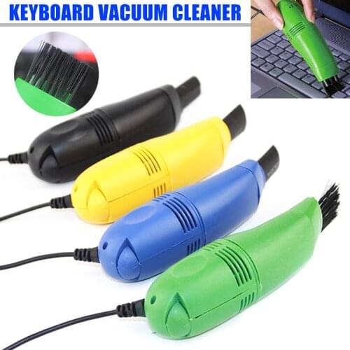 Brush Cleaner Mini Computer Vacuum USB Keyboard Laptop Brush Dust Cleaning Kit Household Cleaning Tool Multi-Function Cleaner