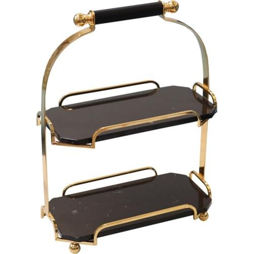 Marble Ins Bathroom Cosmetics Shelf, Perfume Tray, Nordic Bathroom Dresser, Desktop Shelf