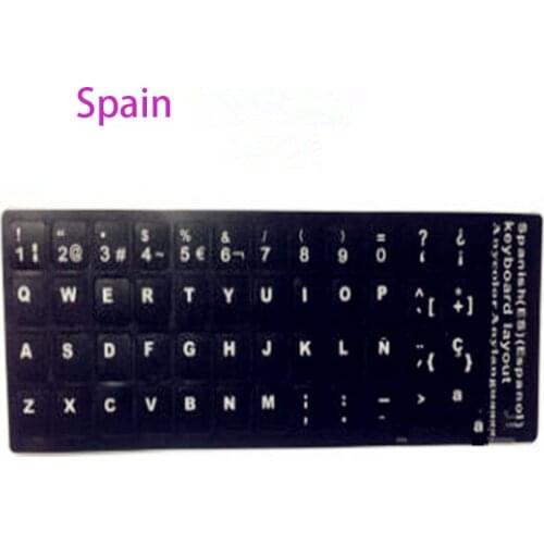 Spain German-Japanese Bulgaria Russia French Italian Portuguese Myanmar language keyboard set button stickers keyboard covers