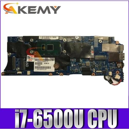 Original Laptop motherboard For DELL XPS 9350 Mainboard LA-C881P CN-0KV8M6 0KV8M6 SR2EZ i7-6500U