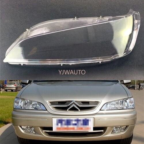 Headlight Lens For Citroen Elysee 2002 2003 2004 2005 2006 2007 Headlamp Cover Replacement Front Car Light Auto Shell