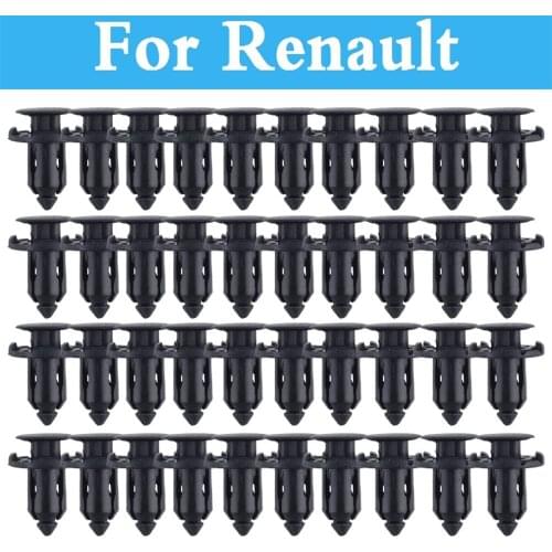 Plastic Rivets Retainer Clips Car Fender Panel Trim Clips For Renault Talisman Twingo Twizy Vel Wind Satis Zoe Sandero Rs Symbol