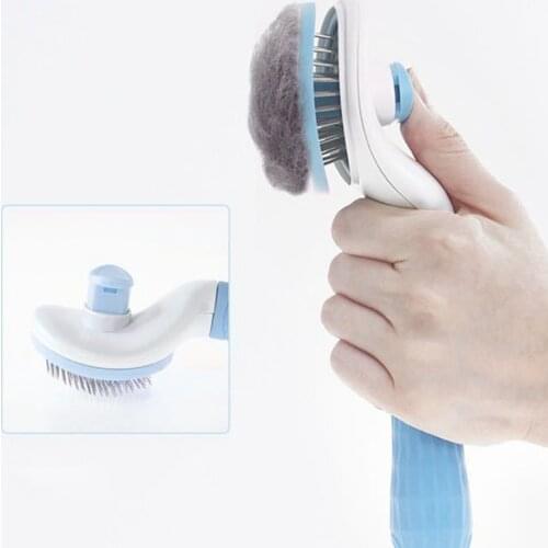 Dog Hair Removal Comb Grooming Detachable Knotting Comb Cat Long Hair Brusher Pet Comb Pet Grooming Brush Plastic Steel Needle