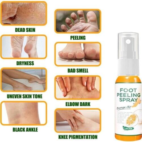 Foot Exfoliating Spray Can Remove Dead Skin On Feet, And Care Remove Calluses Elbows Crusty And Foot Knees, V9F7