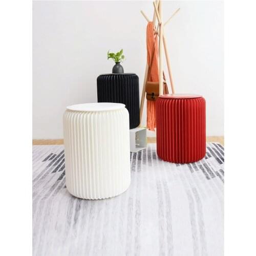 H50cm Folding Seat Creative Stool Living Shoe Stool Gifts For Friends Home Decorations Childrens Room Furniture Chair