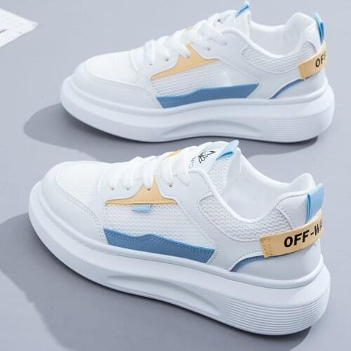 Shoes Women 2021 Summer New White Shoes Mesh Breathable Womens Shoes Spring and Summer Flat Bottom Shoes Casual Shoes