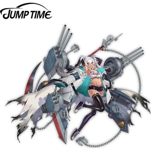JumpTime 13 x 11.5cm Azur Lane Alabama Anime Waifu Weatherproof Car Stickers Fashion DIY Waterproof Graffiti Vinyl Decoration