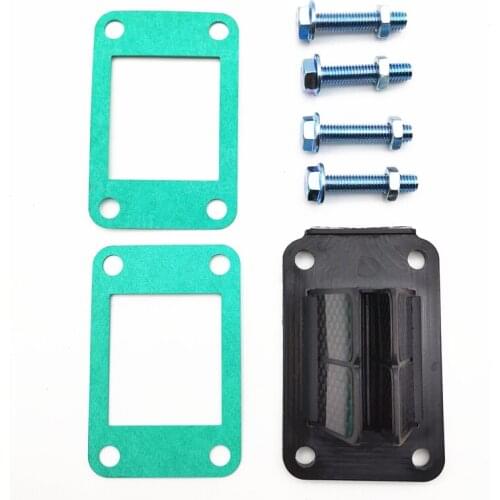 Intake Reed Valve Carbon Fiber with Bolts Stickers for 65SX for Aprilia for Husqvarna