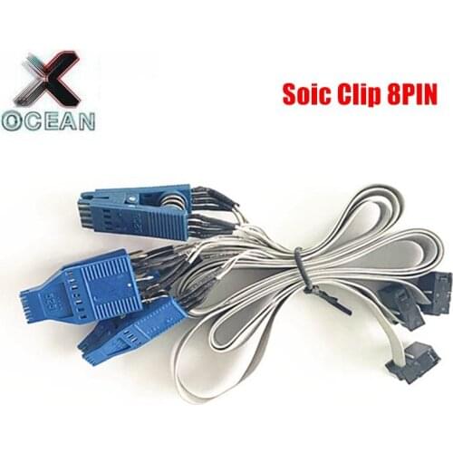 Soic Clip 8pin work for Jan Version Tacho Pro NO. 42/43/44 Cable EEPROM DIP-8CON EEPROM SOIC-14CON EEPROM SOIC-8CON Free ship