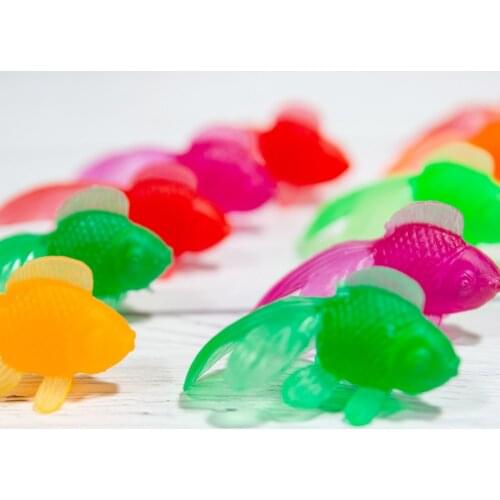 10pcs/set Baby Bath Toy Kids Soft Rubber Gold Fish Children Simulation Mini Goldfish Water Toddler Swimming Baby Shower Games