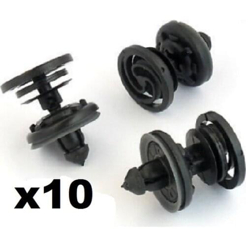 10x For Audi Interior Door Card & Trim Panel Mounting / Fastener Clips