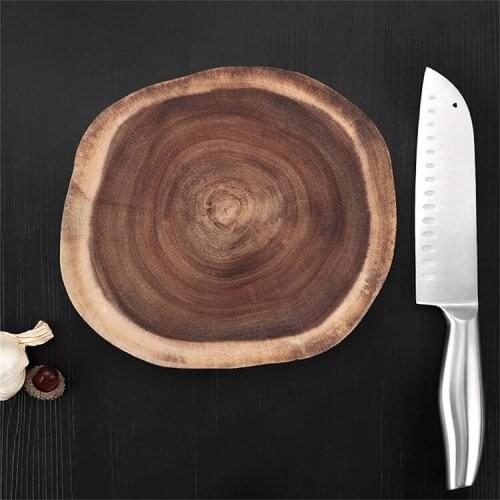 1PC Cutting Board Fruit Chopping Board Kitchen Chopping Board Chopping board cutting fruit plate thickening both sides