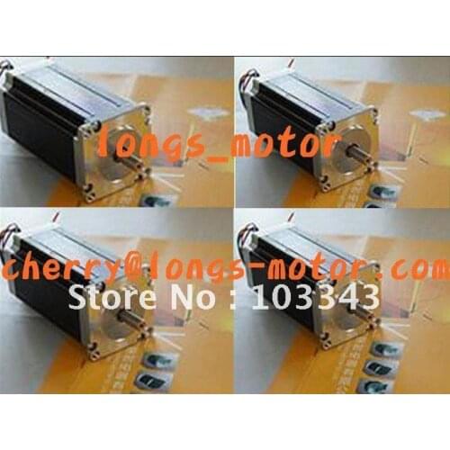 4pcs NEMA23 2.8Nm CNC stepper motor 4.2A ,1.8Degree 4WIRES dc motor Longs Motor