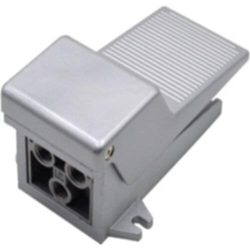 4F210-08 2 Position 5 Way Momentary Air Tool Foot Pneumatic Pedal Valve Switch4F210-08L with Lock Pedal Valve