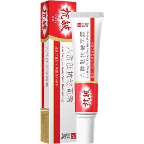 Six Peptide Anti-Wrinkle Soothing Cream 20ml Six Peptide Face Serum Anti-Aging Wrinkle Essence Cream Lift Firming Whitening Care