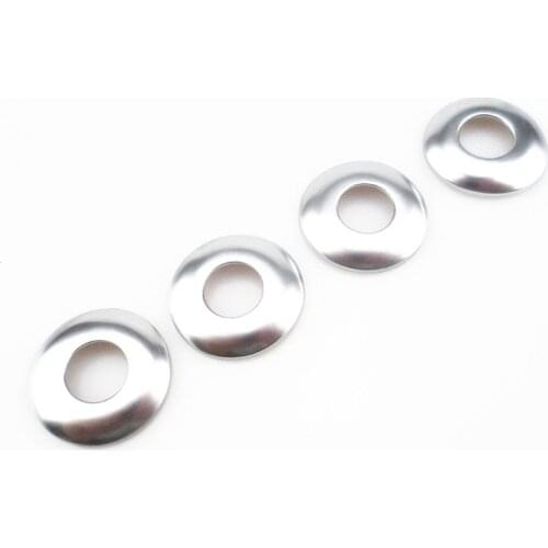 Alijunda New Chrome Car Door Lock Button Gromet Thimbles Trim Caps for BMW Z3 3 Series E90 F30 F31 320 328 335