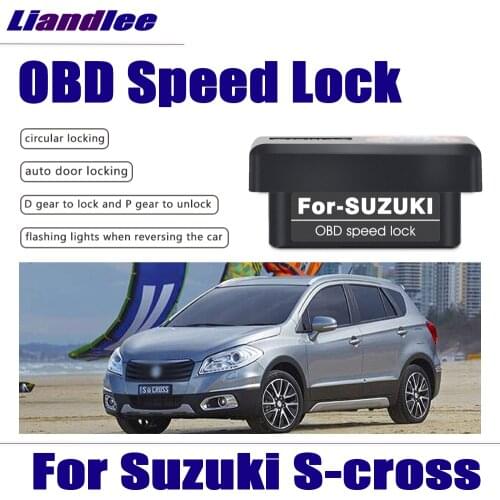 Auto Electronic Accessories OBD Speed Lock Device For Suzuki S-Cross 2011-2016 2017 Plug And Play Professional Safety