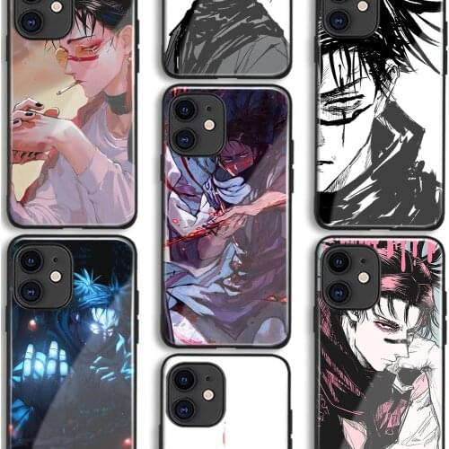 Choso Jujutsu Kaisen Manga Anime Soft Silicone Glass Phone Case for IPhone SE 6s 7 8 Plus X Xr Xs 11 12 Mini Pro Max Samsung