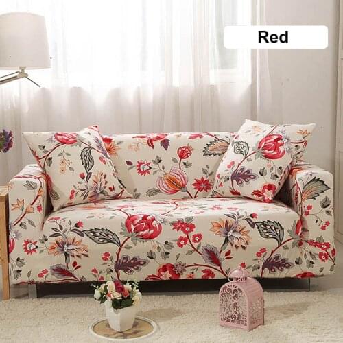1/2/3/4 Seaters Elastic Stretch Sofa Cover for Living Room Morden Printed Floral Sectional Slipcovers Chair Couch Non-slip Cover